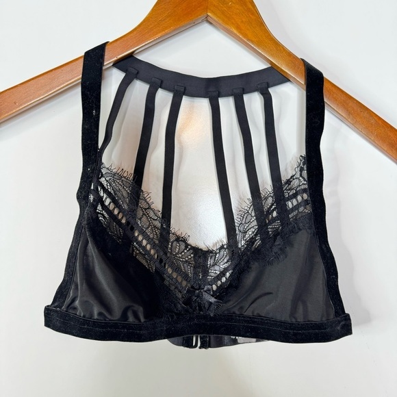 For Love And Lemons Other - For Love and Lemons Skivvy Collection Black Bralette Size Small